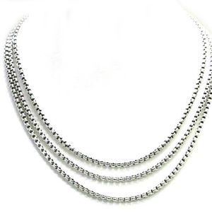 David Yurman 3-Strand Box Chain Necklace